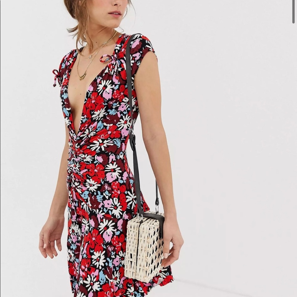 Free People Key to Your Heart Mini Dress Sz Medium